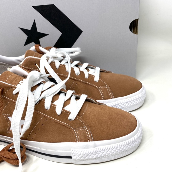 Converse Cons One Star Pro Ox Shoes Men Size Sneakers Suede Mineral Clay A03291C - Picture 8 of 11